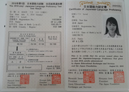N3合格実習生の表彰